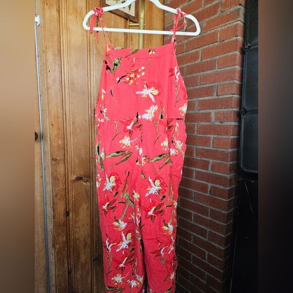 BP Linen Floral Jumpsuit - Picture 2 of 10